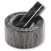 Grūstuvas su indeliu Granito Pilkas 13x8 cm