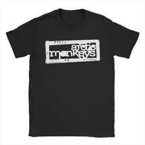 Arctic Monkeys Marškinėliai Vyrams Šaunūs Grynos Medvilnės Marškinėliai Apvalia Kaklo trumpomis Rankovėmis Marškinėliai Dovanojimo Idėja Viršutiniai drabužiai XXXXL juoda