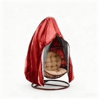 Vandeniui atsparus kiaušinio formos pakabinamo krėslo dulkių uždangalas - Užtrauktuku, Lauko 210D Oksfordo audinys 200*230CM Double 0.75kg Zipper