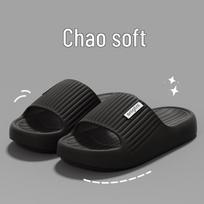 Odor-Free EVA Summer Slippers for Men & Women - Anti-Slip, Indoor Bathroom Use, Free Shipping 44-45 juoda