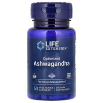 Life Extension Optimized Ashwagandha Veggie Capsules, 60 Count
