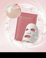 Bio-Collagen Overnight Hydrogel Face Mask for Glass Skin – Deep Hydration, Brightening & Anti-Aging Korean Sleeping Mask with Hyaluronic Acid, Nia pink
