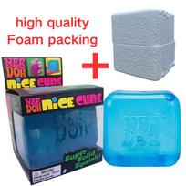 Needoh  Trending Jellyfish  Cube Squish Toy, Soft Jelly Squeeze Stress Relief Fidget Toy, Sensory Needoh For Kids  Adults