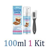 Suede Nubuck Leather Cleaner Foam Kit Frosted Boots Sneakers Shoe Snow boots Stain Remover Brush Care Set 100ml Home Clean 1PC white