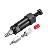 High-Strength Zinc Zinc Alloy Grease Fitting Unclogging Tool Lubrication Line Cleaner  Repair Work B gray
