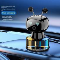 Naujas automobilio kvapiklis Robotas Išmanusis aromaterapijos prietaisas Automobilio kvepalai Sėdynė Aukščiausios klasės oro valymas Aromaterapija Deodorantas black