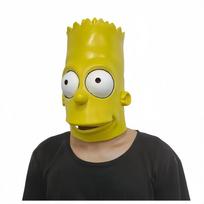 Simpsonų kaukė Lateksinis kostiumas Galvos apdangalas Helovino vakarėliui Cosplay Style B yellow