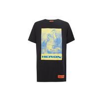 HERON PRESTON Heron Painting T-shirt 'Black' Men's HMAA004F197600080488 S beige