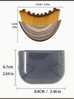 Small Contouring Brush for Face and Body Massage, Drainage Tool with Box One Size gray