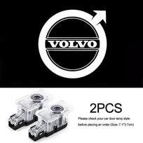 HD 2X Volvo V40 V60 V90 XC40 XC60 XC90 S60 S90 Automobilio LED Durų Pasitikimo Šviesos Projektorius Logotipas Šešėlio Šviesa Auto Aksesuarai WH9 gray