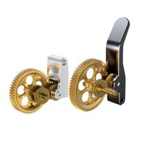 Metal Gear All-Metal RNC Nano-Coated Hardened Steel Gear Wear Resistant For Bambu Lab A1/P1/X1 Series A2 black
