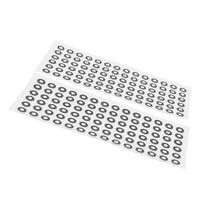 20 Sheets 3D Scanning Markers Dots Stickers Scanner Accurate Tracking Reference Points for Diffuse Reflection ID 3mm OD 6mm white