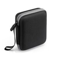 Waterproof Shock-proof Guitar Pick Bag Plectrum Case Guitar Pick Holder Guitar Picks Storage Bag grey-cloth black