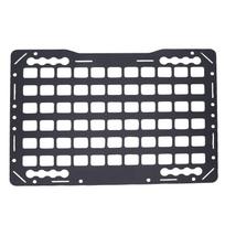 Truck Bed Molle Panel Aluminum 18.5x13.15x0.07in Cargo Storage Organizer Tools Rack for Sedans SUVs Pickups Trucks RVs gray
