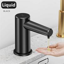 Touchless Automatic Dish Soap Dispenser for Kitchen Sink Electric Pump with 111cm Extension Hose 1 Gears Liquid&Foam Soap Mode
