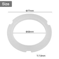 1pcs Silicone Steam Ring Sealing Gasket For Breville For Barista Max VCF126 For BARSETTO Coffee Machine Accessories 3 China Mainland white
