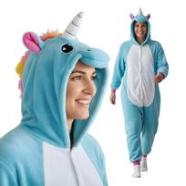Onesie Kigurumi Pajamas Costume Azure Unicorn : 175-185Cm white