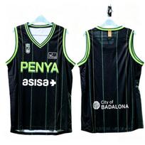 Joventut Badalona Unisex Krepšinio Marškinėlių Liemenė, Vyriška Moteriška Berankovė Kvėpuojanti Tinklelio Liemenė, Gatvės Krepšinio Marškinėliai L black