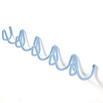 Banguotas Metalinis Sieninis Kabliukas Vandeniui Atsparus Raktų Kabliukų Stovas Namų Durų Galo Drabužių Kabliukas Įėjimas Blue 5Hooks