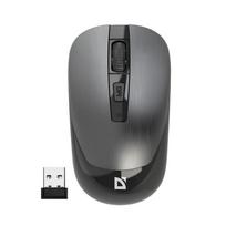 Wireless mouse Defender WAVE MM-995 optical clickless silent 1600dpi silver