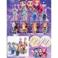 a LATEST KPOP Demon Hunters Blind Box Devil Saja Collect Anime Figure Kid Celebration Cosplay Gaming Cartoon Xmas Gifts Playthings blue