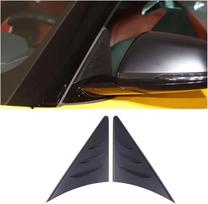 For Toyota GR Supra A90 MK5 2019-2026 Car A Pillar Rearview Mirror Panel Trim Accessories Side Window Spoiler Triangle Cover black