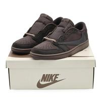 DM7866-202 Travis Scott Nike Air Jordan 1 Low OG SP Velvet Brown (Vyriški) 6 black