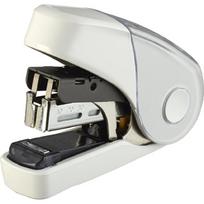 Max Stapler Sacriflat 32 Sheets Binding 100 Spare Staples Storage White HD-10FL3K W gray