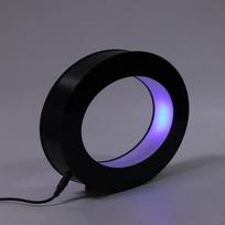 3.5in Magnetic Levitation Floating Globe Magnetic World Map with LED Lights for Home Office Desk Decor 100‑240V Black EU Plug gray
