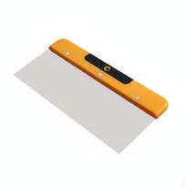 Stainless Steel Putty Knife Rust Resistant Surface Tool Plaster for Painters, Construction Workers, 10 Inch white