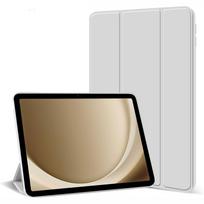 For Samsung Galaxy Tab A11 Plus 11'' SM-X230 X236 X226B Tri-fold Flip Case Magnetic Stand PU Leather Protective Cover Tab A11 Plus 2025 beige