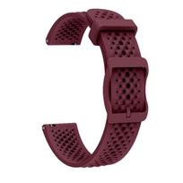 14 MM silikoninė apyrankė, skirta Garmin Lily 2 Active, vandeniui atspari, su daug skylių, apyrankė laikrodžiui Garmin Lily 2 Active, kvėpuojanti apyrankė Garmin Lily 2 black