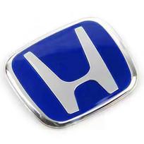 For Honda Civic Accord City CRV Jade Fit Odyssey Hybrid Red ZN39 Black Blue Interior  Car Steering Wheel Emblem H-Sticker mėlyna
