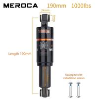MEROCA Bicycle Oil Spring Shock Absorber Scooter Mountain Bike Rear Shock Absorber Spring Rear Tank 125 150 165mm 190mmx1000lbs