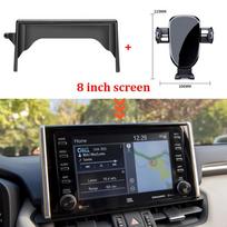TOYOTA RAV4 RAV 4 XA50     2024 Priedai Automobilio Mobiliojo Telefono Laikiklis GPS Navigacijos Laikiklis Specialus Pagrindas black 8inch 19-23 b