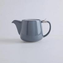 Japanese Ceramic Teapot with Stainless Steel Strainer  Filter Exquisite   for Puer  Oolong Kung Fu Tea Set gray