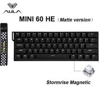 AULA Mini60 HE/Pro/Max 60% Magnetic Switch Keyboard RGB Tri Mode Wireless Mechanical Keyboard 8000Hz 0.01mmRT for Pc Gamer Gifts