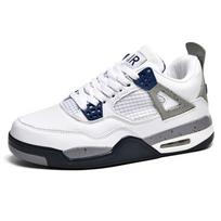 High. Version aj4 men's shoes electric mother genuine basketball shoes pure original university blue and white cement joint aj3 women's shoes 42
