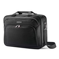 Samsonite XENON 3 Briefcase (89433-1041) Black Two Gusset Brief - Checkpoint Friendly Black Men's Business Bag for Commuting and Business Trips black