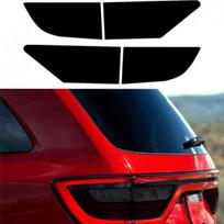 For 2014- Dodge Durango Car Tail Light Vinyl Cover Overlay Glossy Black blue