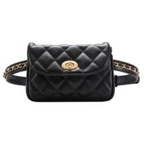 Spring jewelry shopping guide fanny pack Korean version trendy women's fanny pack, belt fashion mini fanny pack black