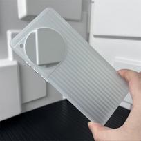 For OnePlus 13/12/15 13R 15R Matte Hard Slim Back Case Clear Cover with Magnet Corrugated Frosted Funda Anti-fingerprint For OnePlus Ace 6 gray