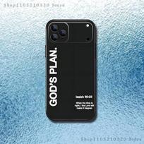 Jesus Bible Verse Gods Plan Phone Case For iPhone 17,16,15,14,13,12,Pro,Max,Plus,E,SE4,Air,Mini Black Soft Box iPhone15 black
