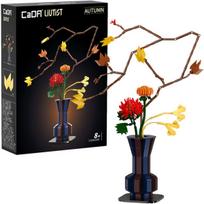 CaDA konstruktoriaus kaladėlės „Gėlės“ – gėlių rinkinys „Floral Art Autumn Ember“, 61 cm, C59025W, 794 detalės, uniwersalny