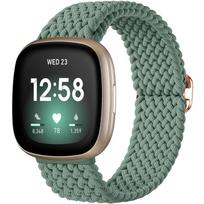 Pintas elastingas dirželis, suderinamas su Fitbit Sense/Versa 3/4 ir Sense 2, minkštas elastinis apyrankės dirželis (115mm-240mm) Wrist gray