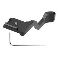 Camera Thumb Grip Hot Shoe Thumb Up Rest Hand Grip Aluminum Alloy for Fuji XT10 XT20 Camera(Red ) gray