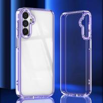 New Transparent Case For Samsung Galaxy A56 A57 A37 A36 A26 A16 A06 A17 A07 A55 A35 A25 A15 A54 A34 A14 A24 A05 Shockproof Cover For Galaxy A37 violetinė