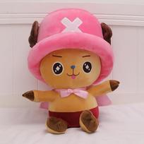 35-70cm Anime One Piece Figure Tony Tony Chopper Stuffed Plush Doll Toy Bedroom Decoration Sleeping Pillow Toy for Kid Xmas Gift 45cm pink