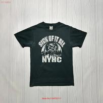 Vintage Y2k Sick Of It All Nyhc T Shirt Size S Vintage Stretched Unisex Soft Stylish Casual Top For Everyday Wear XL white