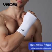VBOSI kvėpuojantys kompresiniai sportiniai riešo įtvarai - Neslystanti apsauginė įranga treniruotėms ir sunkiajai atletikai White (Single Piece) white